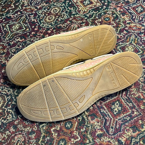 Sperry Top-Sider Tan Leather Memory Foam Cushioned Boat Shoes Loafers size 8.5 - Picture 15 of 15